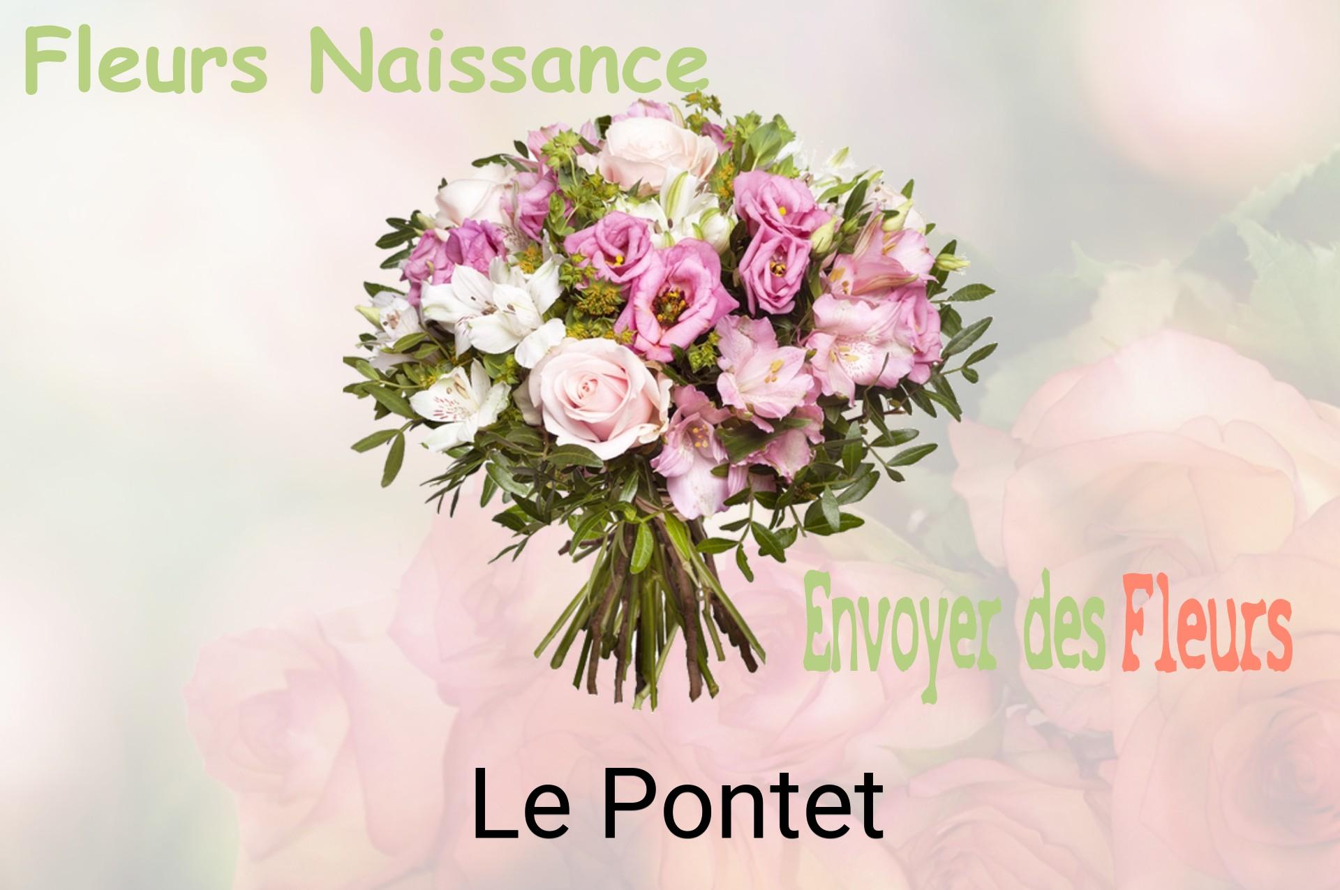 Bouquet de fleurs de naissance livré à Le Pontet
